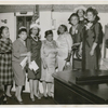 Group portrait of women congregants at Abyssinian Baptist Church, Harlem, New York, circa 1950s