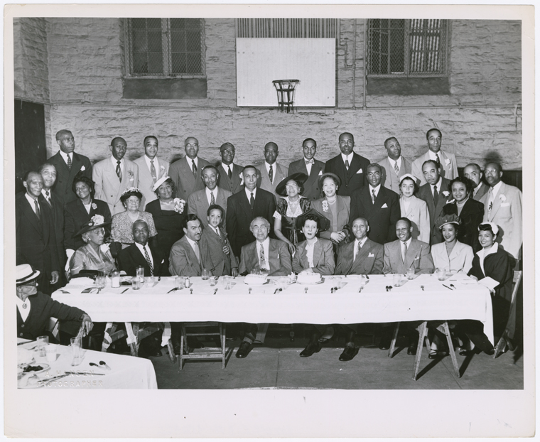 Group portrait of church leaders of the Abyssinian Baptist Church ...