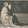 Blanche Yurka (as Gertrude) and John Barrymore (as Hamlet) in Act III, Scene IV of the stage production Hamlet