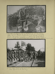 Trotzky in his American motor car…; Tortzky reviewing the First Moscow Regiment of the Red Army.