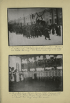 Red Army cadets parading by their training school, in Moscow…;  A group of cadets of the "First Moscow Officers training School of the Workers' and Peasants' Red Army."