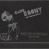 Club Ebony Souvenir Photo Holder