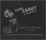 Club Ebony Souvenir Photo Holder