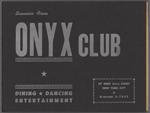 Onyx Club Souvenir Photo Holder