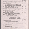 Vincent's Place Wine List