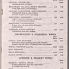 Vincent's Place Wine List