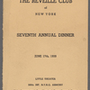 The Reveille Club Seventh Annual Dinner