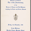 Banquet to Celebrate the 125th Anniversary of the Diocese of Nassau and the Bahamas including the Turks and Caicos Islands