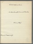 Return of Sherlock Holmes, The: No. 2. The adventure of the Norwood builder. Holograph