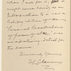 Duneka, [Frederick], ALS to. Jan. 8, 1904.
