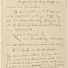 Duneka, [Frederick], ALS to. Sept. 12, [1901].