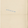 Duneka, [Frederick], ALS to. [stamped Aug. 19, 1909]