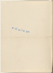 Duneka, [Frederick], ALS to. [stamped Aug. 19, 1909]