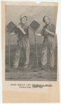 Publicity photograph of Vaudeville performers John Kelly and Thomas J. Ryan as published in unknown periodical