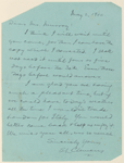 Murray, [T. Douglas], ALS to. May 2, 1900.