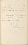Hall, [Frederick J.], ALS to. Jul. 21, 1886.