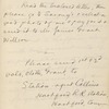 Hall, [Frederick J.], ALS to. Aug. 6, 1886.