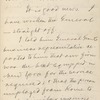 Hall, [Frederick J.], ALS to. Aug. 17, 1886.