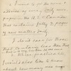 Hall, [Frederick J.], ALS to. Aug. 19, 1886.