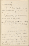 Hall, [Frederick J.], ALS to. Aug. 19, 1886.