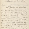 Hall, [Frederick J.], ALS to. Sep. 11, 1886.