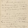 [Webster], Charles [L.], ALS to. Apr. 25, 1887.