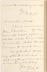 [Webster], Charles [L.], ALS to. Jun. 20, 1887.