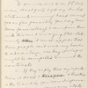 Hall, [Frederick J.], ALS to. Jul. 15, 1887.