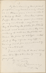 Hall, [Frederick J.], ALS to. Jul. 15, 1887.