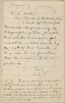 [A Connecticut Yankee in King Arthur's Court]. Early holograph draft page