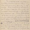 Hall, [Frederick J.], ALS to. May 7, 1888.