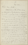 Hall, [Frederick J.], ALS to. Feb. 13, 1891.