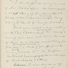 Hall, [Frederick J.], ALS to. May 4, 1891.