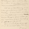 Hall, [Frederick J.], ALS to. Jul. 10, 1891.