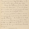 Hall, [Frederick J.], ALS fragment to. [Dec.] [1891?].