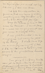 Hall, [Frederick J.], ALS fragment to. [Dec.] [1891?].