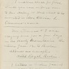 Hall, [Frederick J.], ALS to. Jan. 6, 1892.