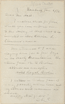 Hall, [Frederick J.], ALS to. Jan. 6, 1892.