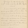 Hall, [Frederick J.], ALS to. Feb. 5, 1892.