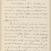 Hall, [Frederick J.], ALS to. Jul. 18 & Jul. 22 [1893]. 