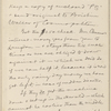 Hall, [Frederick J.], ALS to. Jul. 18 & Jul. 22 [1893]. 