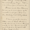 Hall, [Frederick J.], postscript to ALS. Jul. 24 & Jul. 27, 1892. 