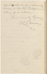 Steadman [i.e. Stedman], [Arthur], ALS to. Dec. 8, 1892.