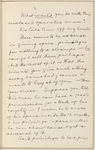 Hall, [Frederick J.], ALS to. Jan. 28, 1893 (second).