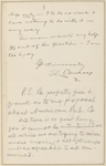 Hall, [Frederick J.], ALS to. Jan. 28, 1893 (second).