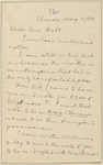 Hall, [Frederick J.], ALS to. May 5, 1893. 