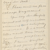 Hall, [Frederick J.], ALS to. Sep. 30, [1886].