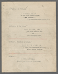 Printed program and typed program text for Get Together
