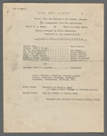 Printed program and typed program text for Get Together