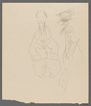 Notes, sketches, fabric samples, and correspondence related to costumes for the Fokine and ice ballets in Get Together